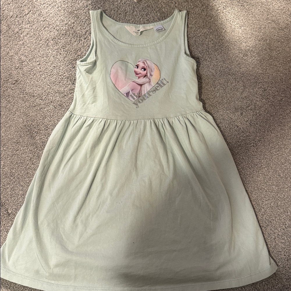 Two Frozen Themed Kids Dress - Size 6X/7 - Picture 4 of 12